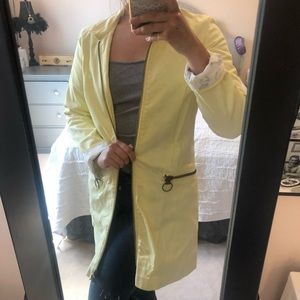 Free People Trench Coat- Yellow